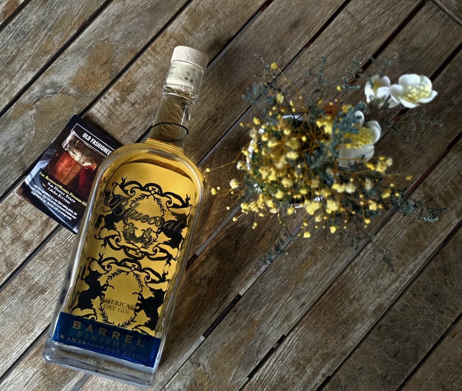 Bluecoat Barrel Finished Gin mit einem Old-Fashioned-Rezept